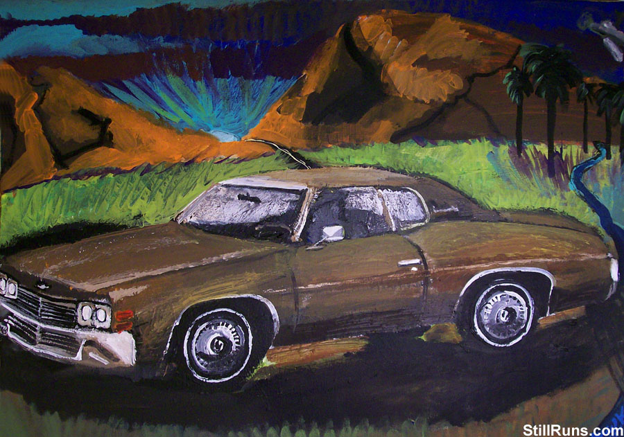1972 Chevy Impala Painting