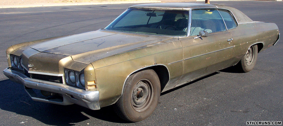 White 1973 Lincoln Continental