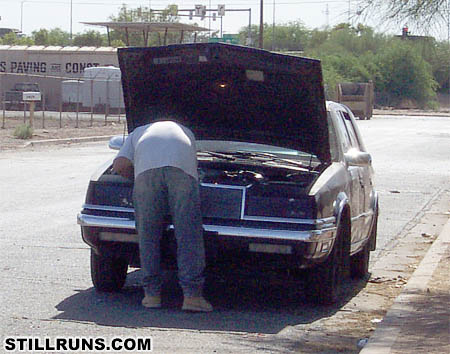 Broke down lincoln